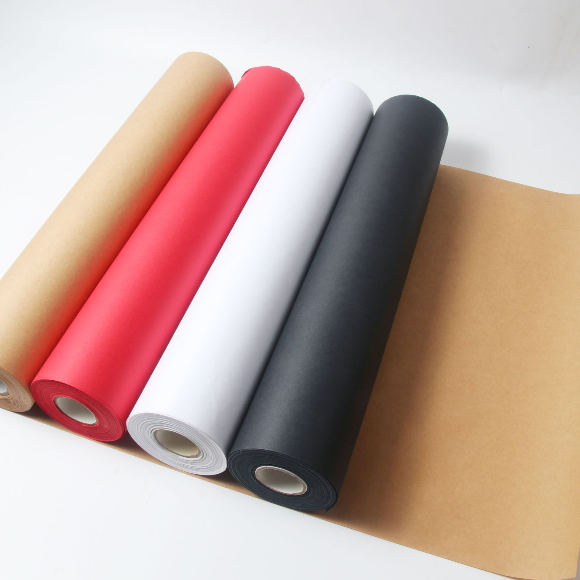 Flower Wrap Kraft - 30CMX5M Kraft Kağıt, El Sanatları Ambalaj
