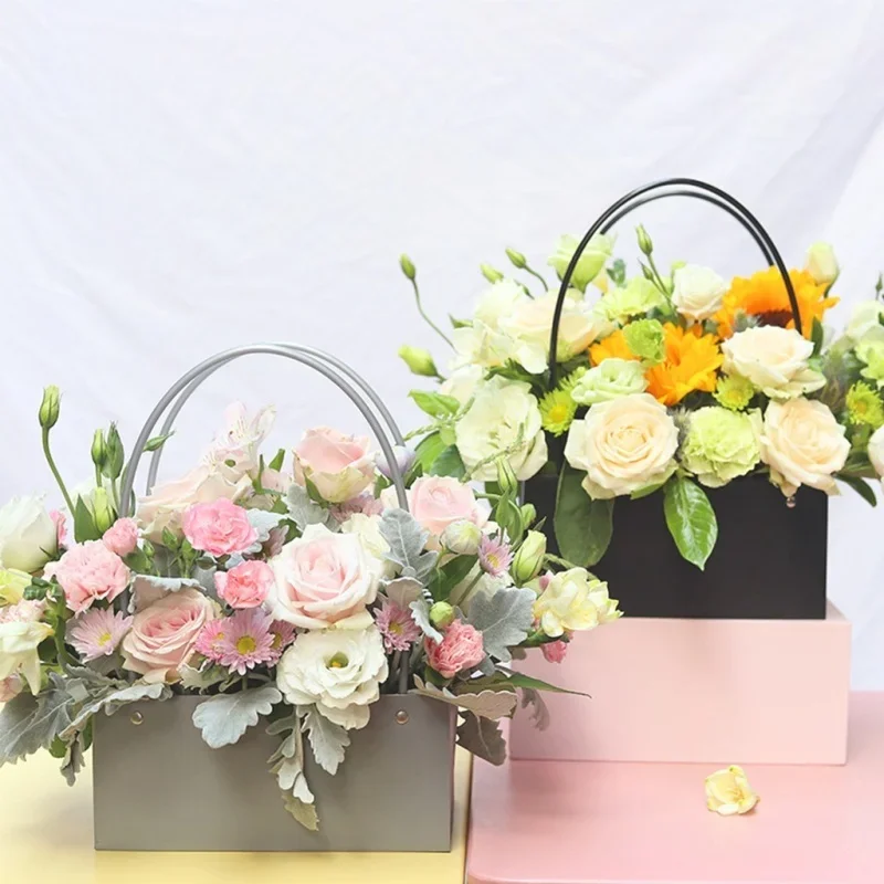 Florist Supply Buckets - 1 adet çiçek kağıt kutuları kova