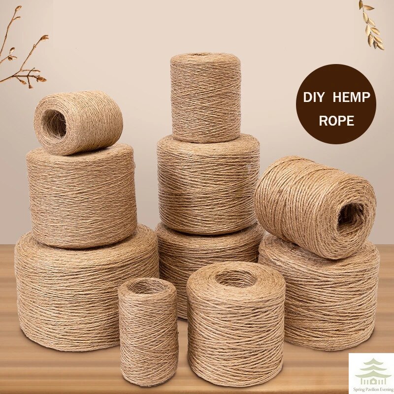 Twine Jute Natural - 50/100M 2mm Doğal Jüt Halat Şerit
