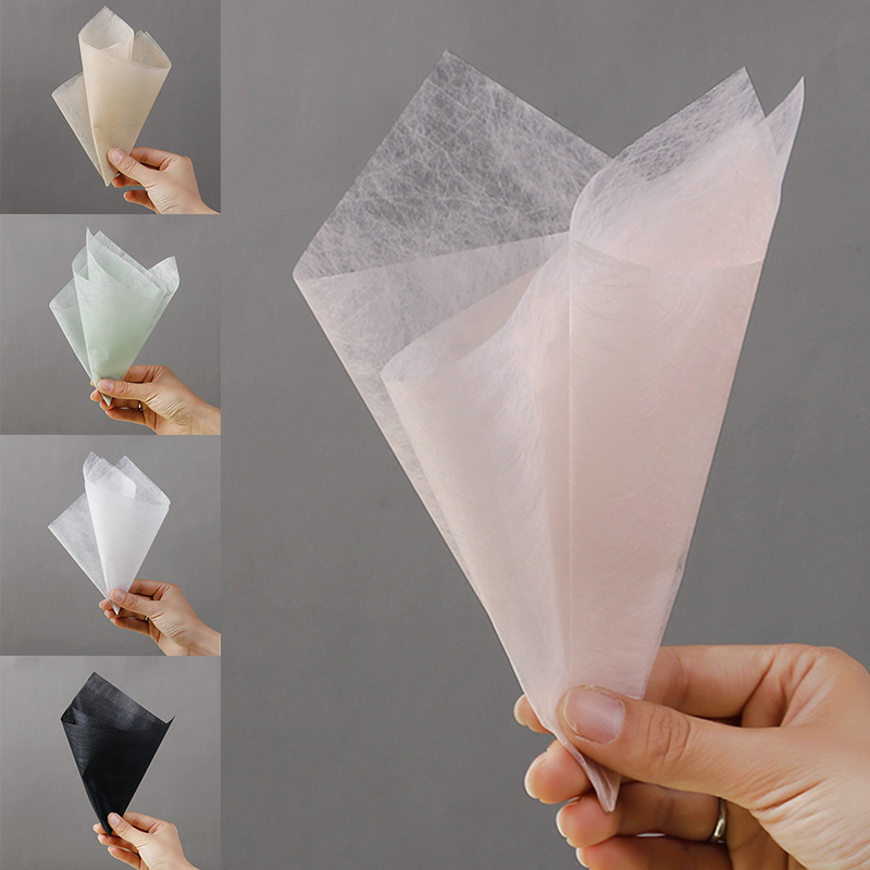 Flower Wrap Kraft - 40 adet kore çiçek ambalaj kağıdı