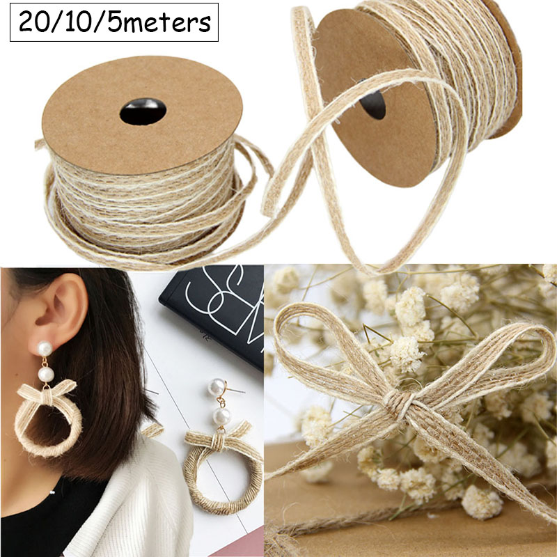Twine Jute Natural - 20/10/5 M Doğal Jüt Halat Kordon