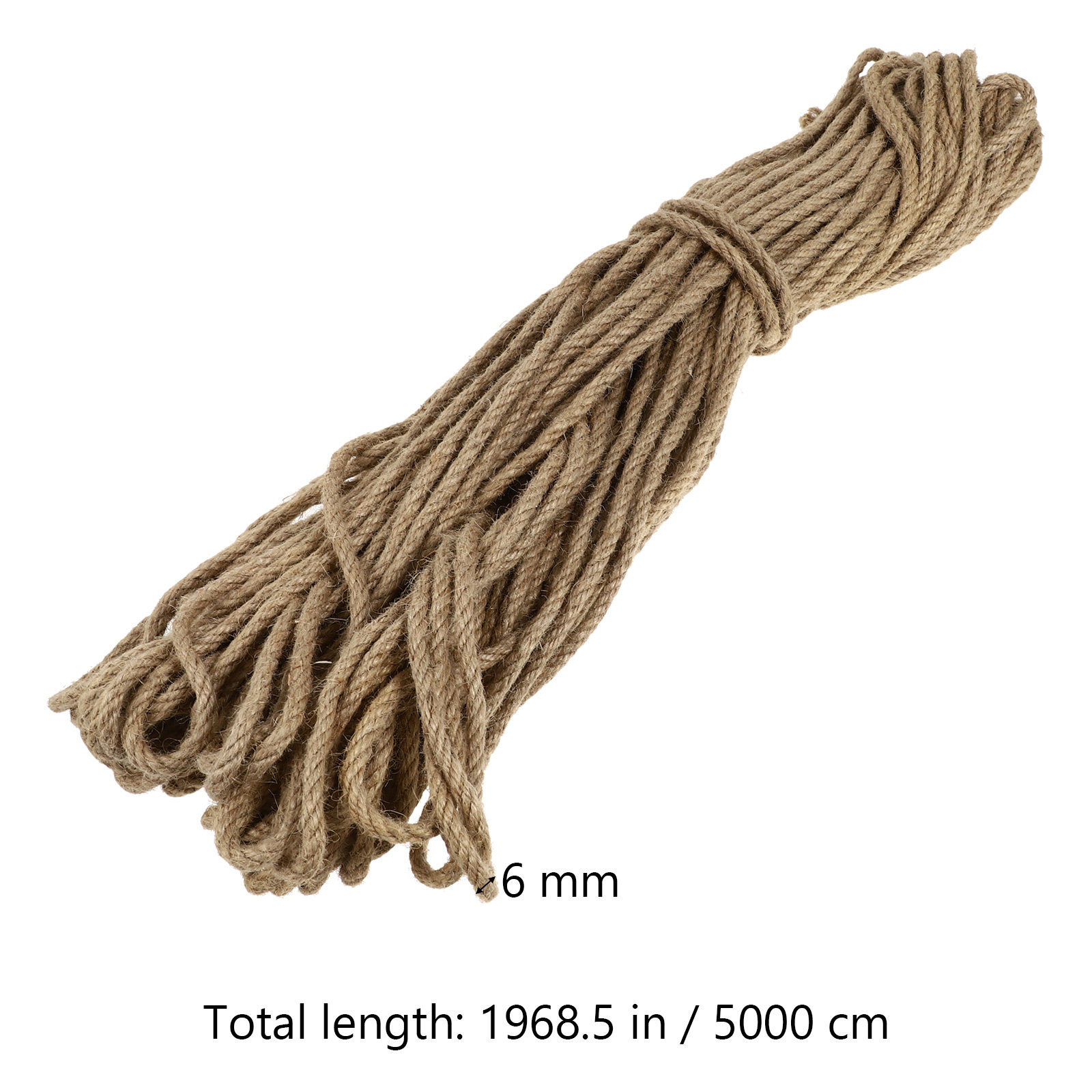 50 Metre Jüt Halat 6Mm Premium - Twine Jute Natural incelemesi ve fiyatı