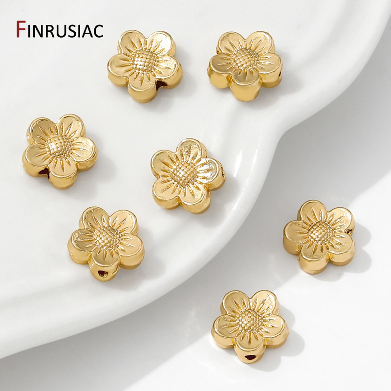 14 K Altın Kaplama Pirinç Çiçe - Flower Supplies incelemesi ve fiyatı