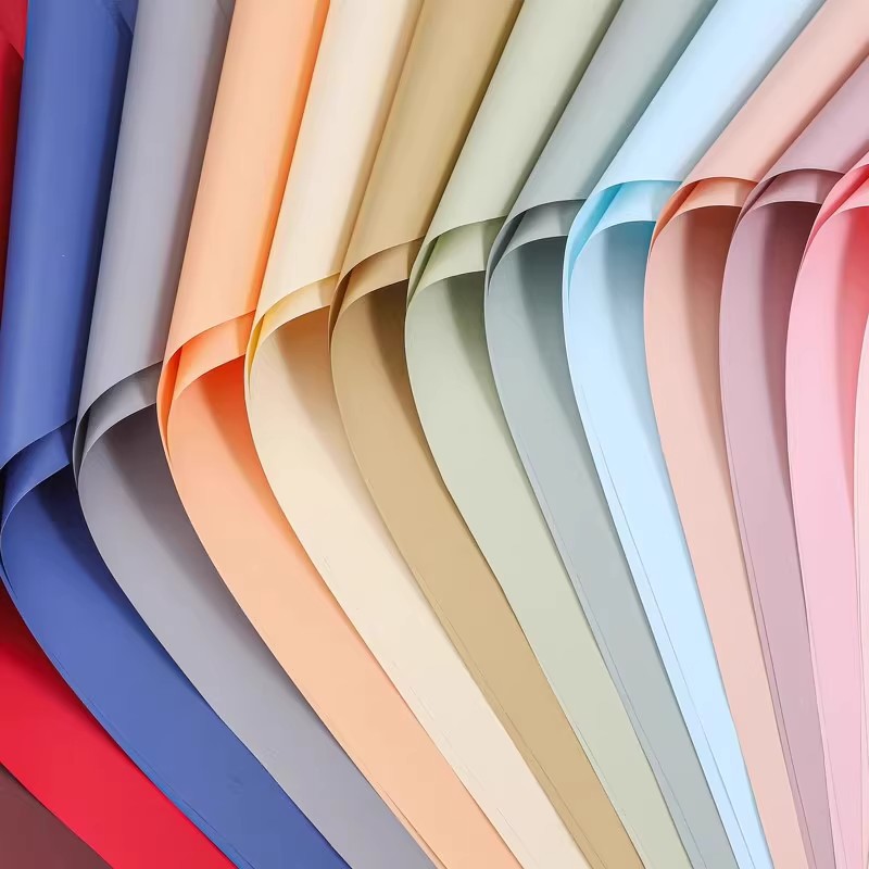 Kore tarzı düz renk kağıt mono - Flower Wrap Kraft incelemesi ve fiyatı