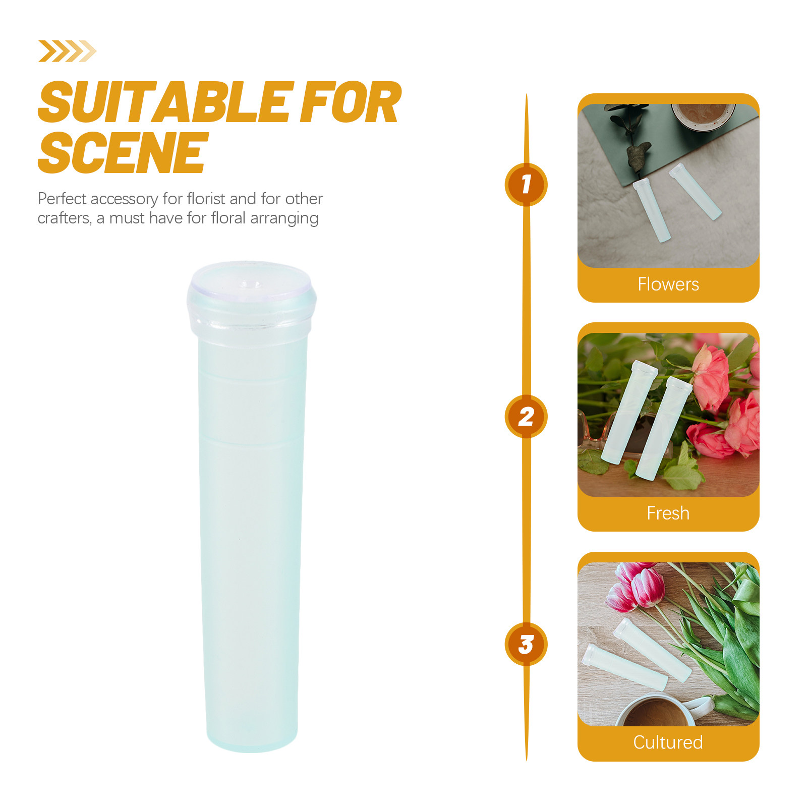 20 Adet Taze Çiçekler İçin Su  - The Florist Supply Shop incelemesi ve fiyatı
