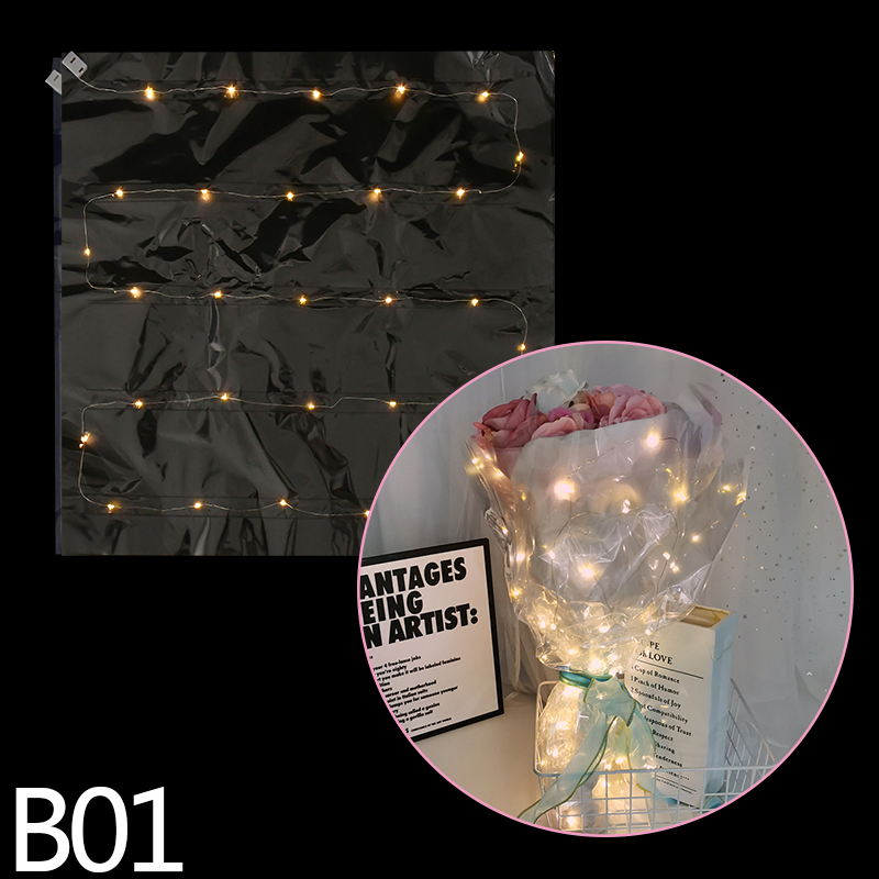60x60cm LED aydınlık çiçek sar - Flower Wrap Kraft incelemesi ve fiyatı