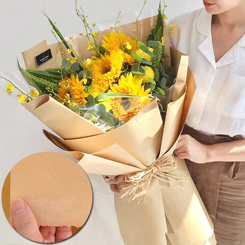 45 CM * 1000 CM Kahverengi Kra - Flower Wrap Kraft incelemesi ve fiyatı