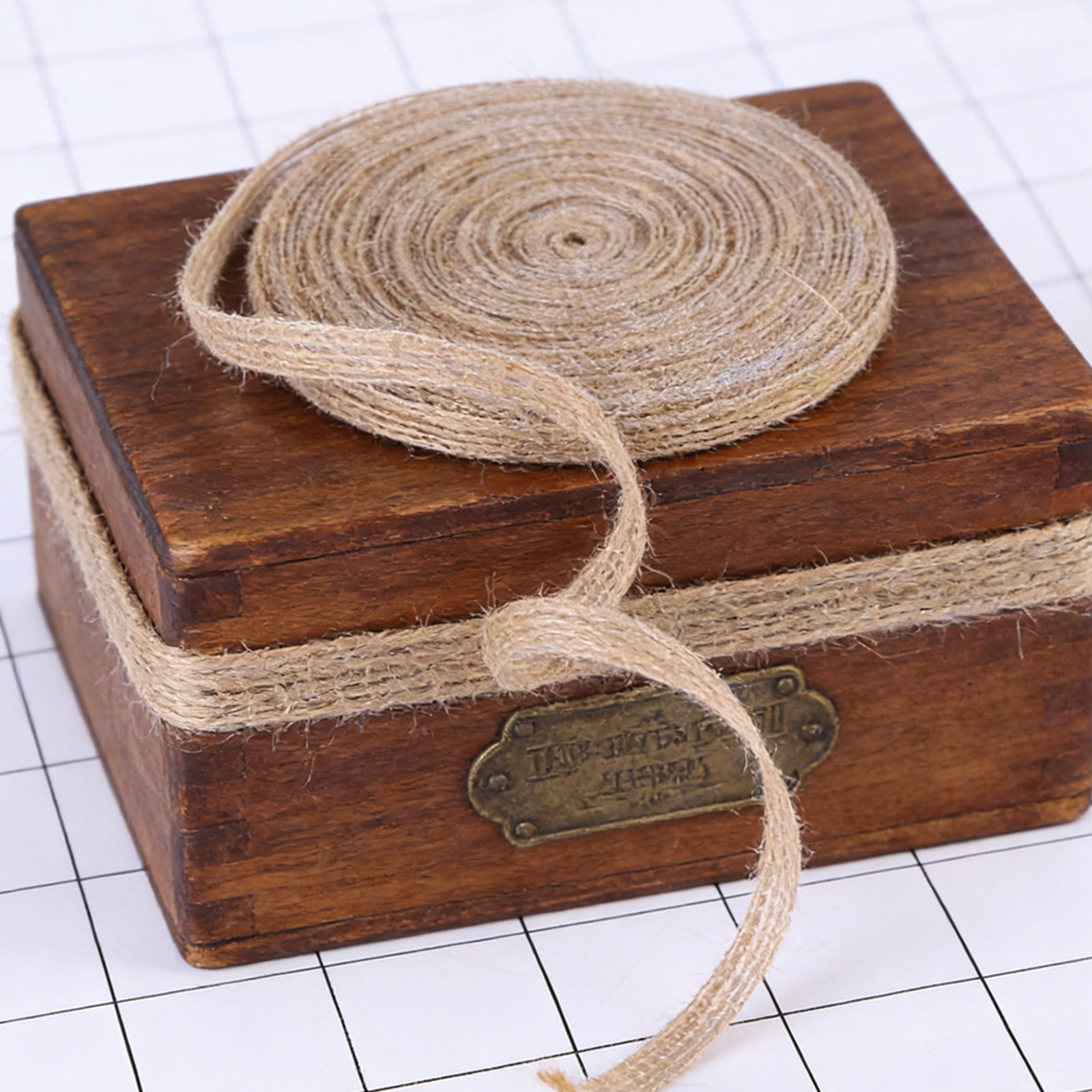 2 Rulo Doğal Jüt Kumaş Şerit,  - Twine Jute Natural incelemesi ve fiyatı