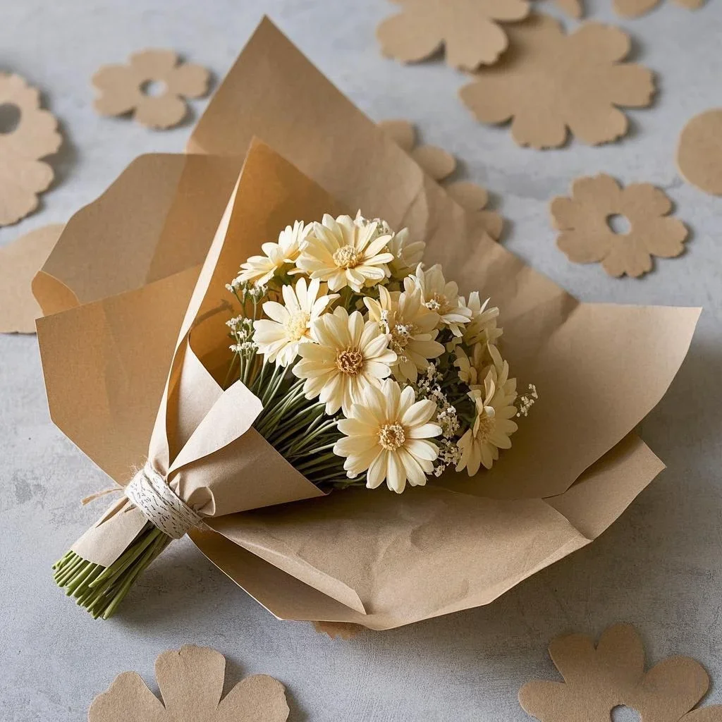 YITAPE 30cm*5M Kahverengi Kraf - Flower Wrap Kraft incelemesi ve fiyatı