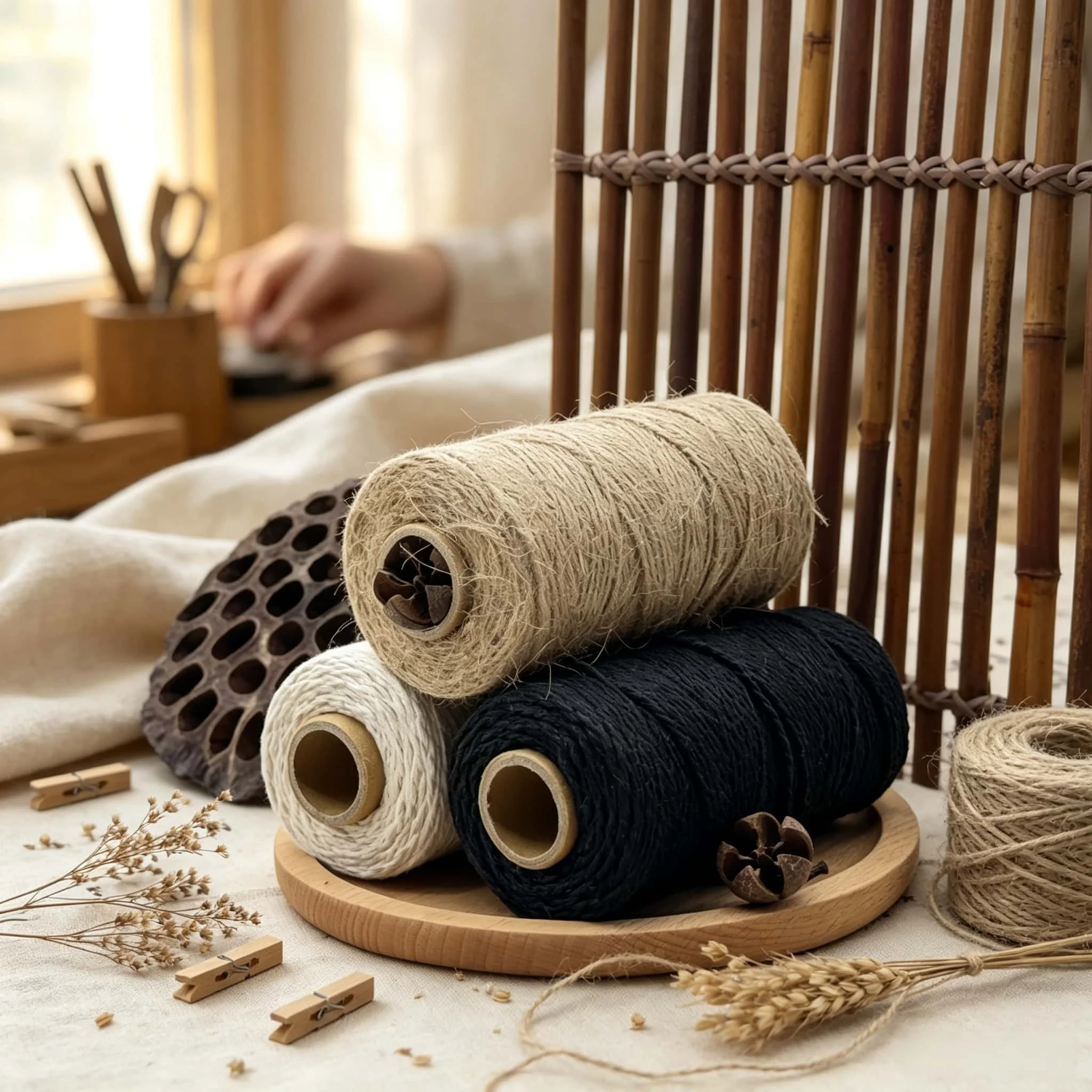 3 Rulo Pamuklu Jüt İp, Toplam  - Twine Jute Natural incelemesi ve fiyatı