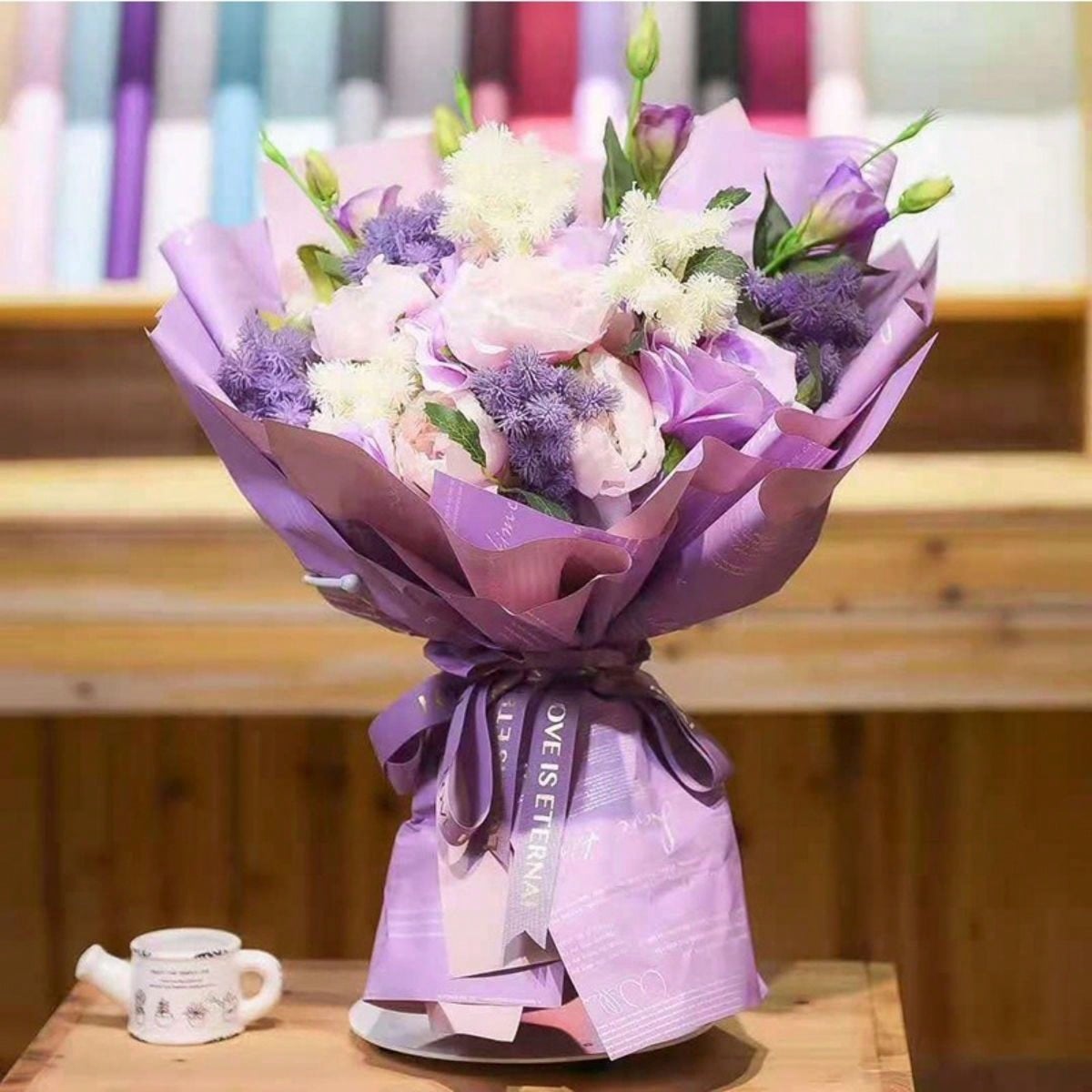 20 adet su geçirmez iki tonlu  - Flower Wrap Kraft incelemesi ve fiyatı
